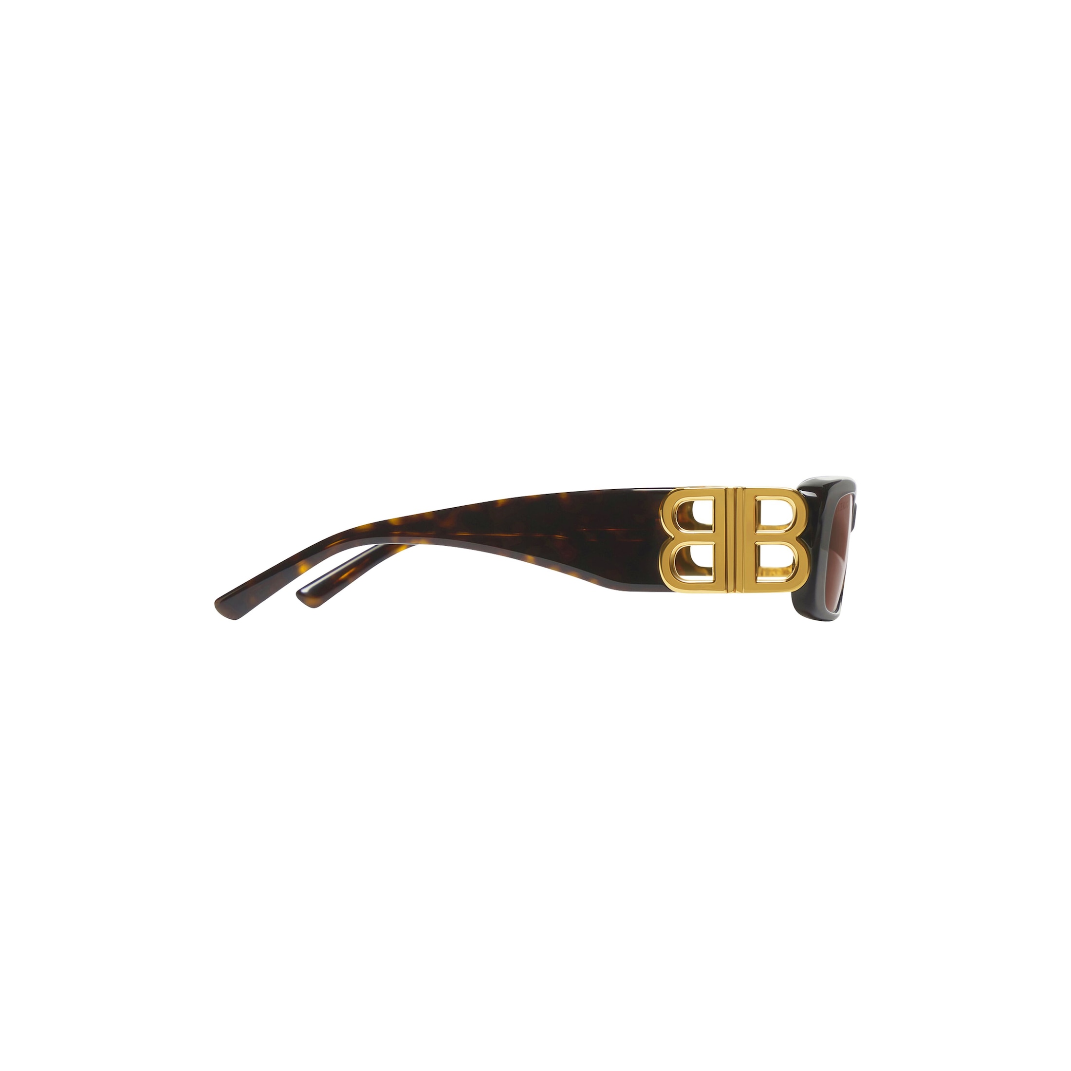 Women’s Dynasty Rectangle Sunglasses in Brown - Image 4